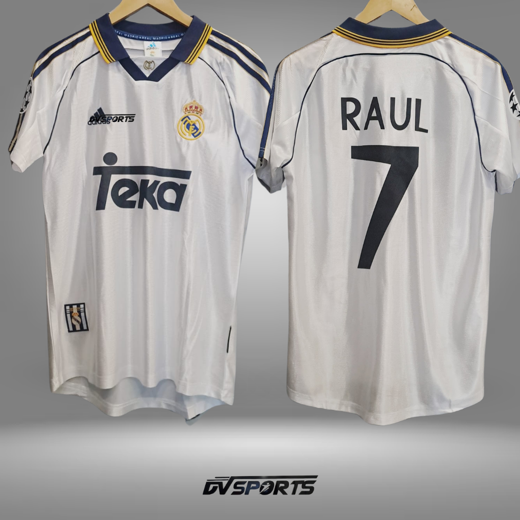 Real Madrid Casa Retro 00/01 (TEKA)-#7 Raul – DV Sports