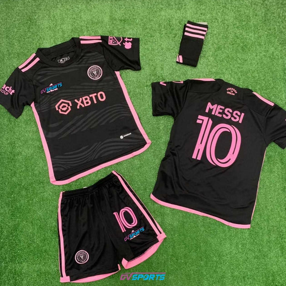 Kit Niño 23/24 Inter Miami Visita - Messi #10