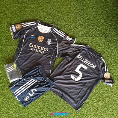 Kit niño Real Madrid Visita 25/26 - #5 Bellingham