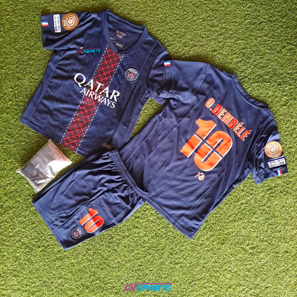 Kit niño PSG 25/26 Casa -#10 O.Dembélé