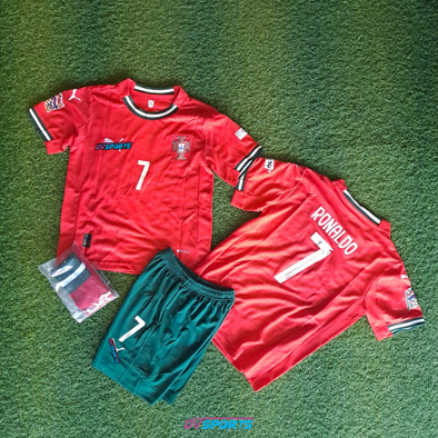 Kit niño Portugal Casa 25/26- #7 Ronaldo