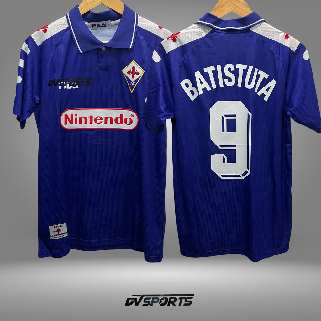BATISTUTA 9 ACフィオレンティーナ シャツ 🔥 RETRO ICON ALERT BATISTUTA 9 ACフィオレンティーナ シャツ 🔥 RETRO ICON ALERT