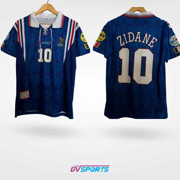 Camiseta Francia Retro 1996 - Zidane #10