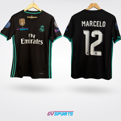 Camiseta Real Madrid Retro Alternativa 17/18 - Marcelo #12