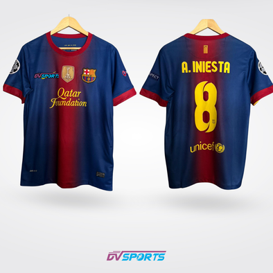 Camiseta FC Barcelona Retro Casa 12/13 - A.Iniesta #8