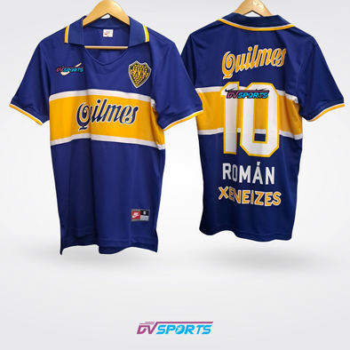 Camisa Estilo Retro Boca 96/97 (Casa)- Román #10
